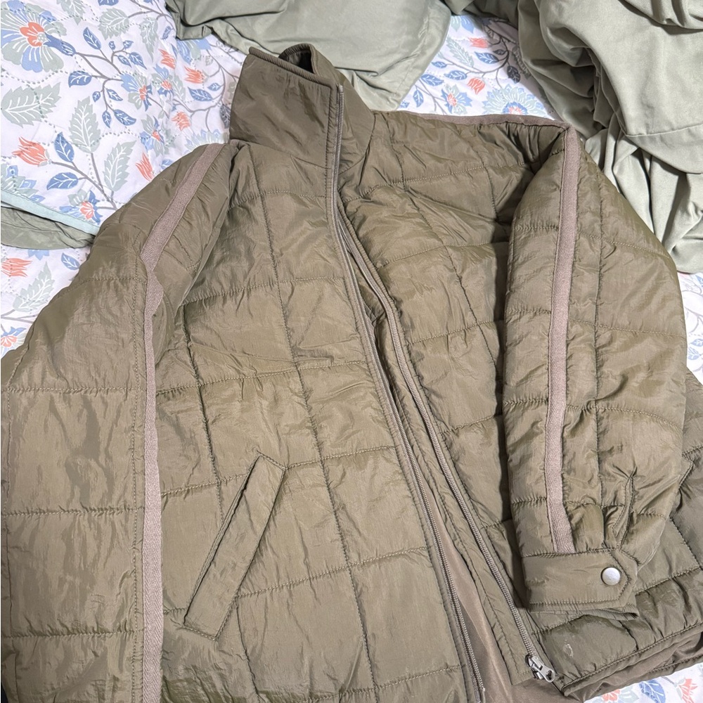 H&M Olive Green Puffer Jacket